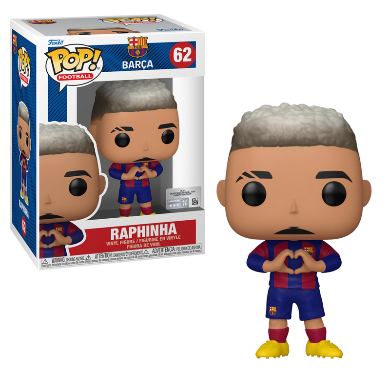 FOOTBALL - Figurine POP Football N° 62 - Raphinha Barcelona