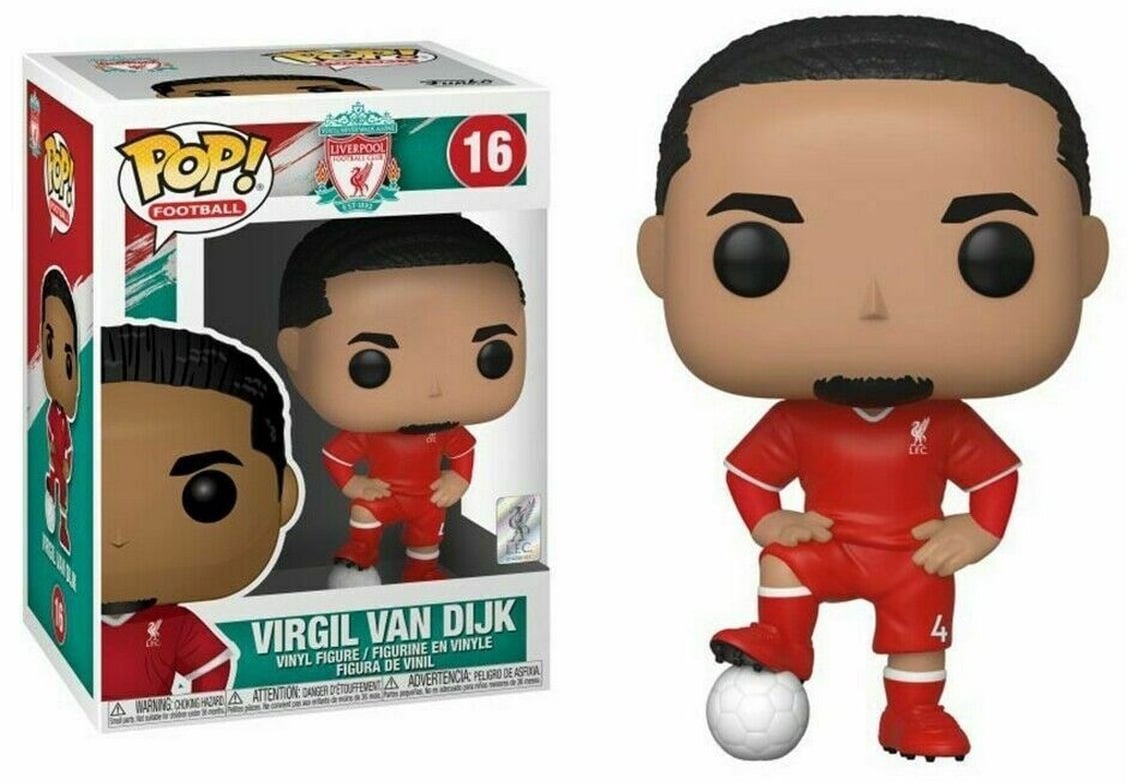 FOOTBALL - Figurine POP N° 16 Liverpool - Virgil Van Dijk