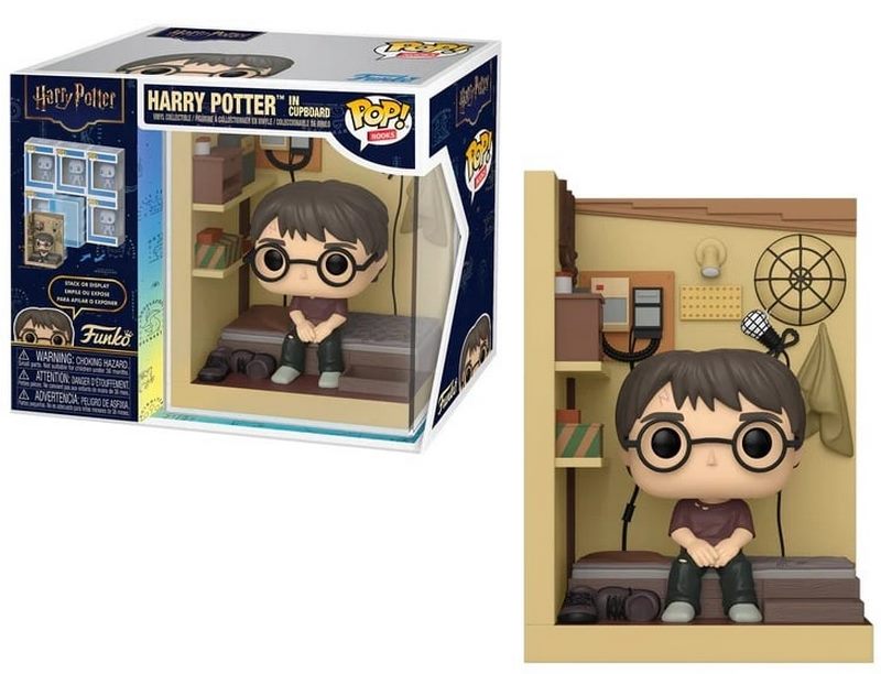 HARRY POTTER - Figurine POP Nooks serre livre -  Harry Potter sous l'escalier