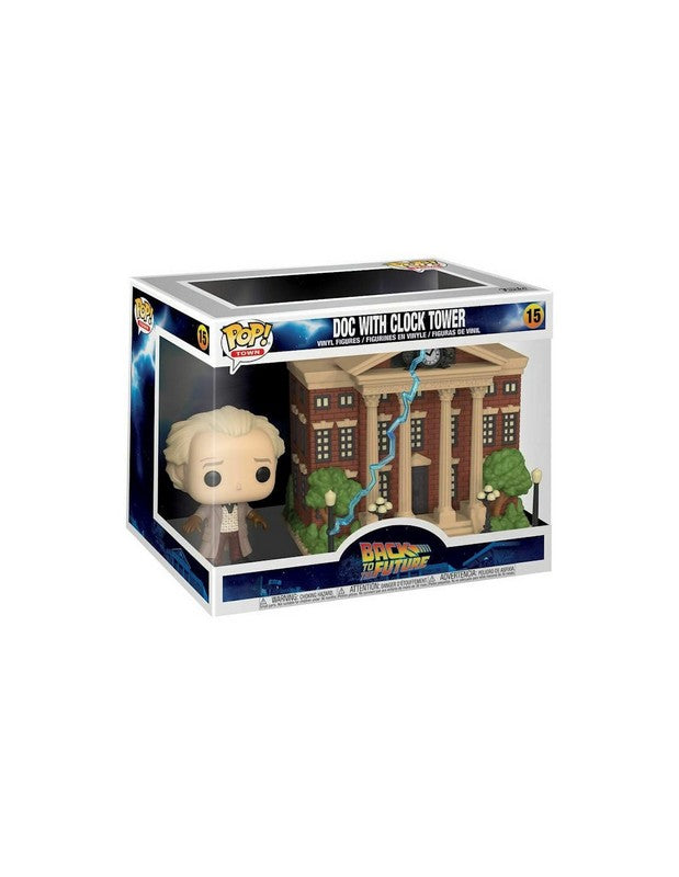 RETOUR VERS LE FUTUR - Figurine POP TOWN 15 - Doc Tour de l'horloge