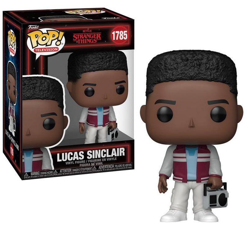 STRANGER THINGS  - Figurine POP TV N° 1785 - Lucas Sinclair avec Boombox