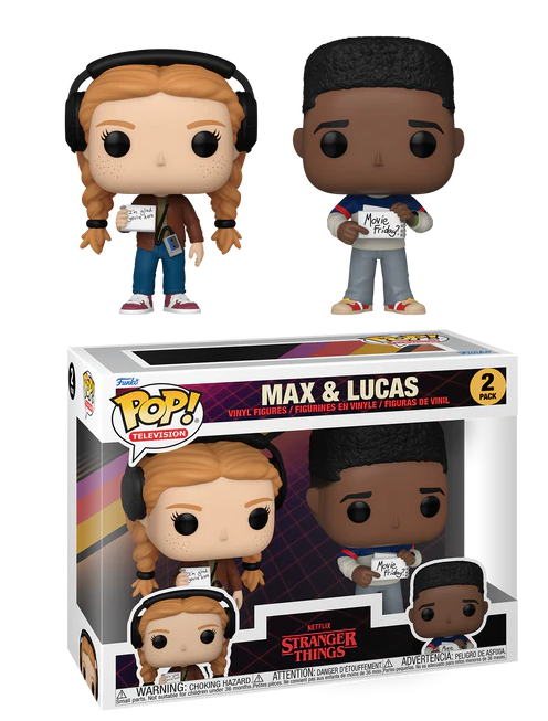 STRANGER THINGS - Figurine POP TV - 2 Pack Max & Lucas