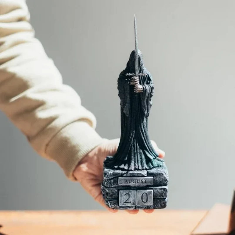 LE SEIGNEUR DES ANNEAUX - Figurine calendrier perpétuel 3D en résine - Nazgul