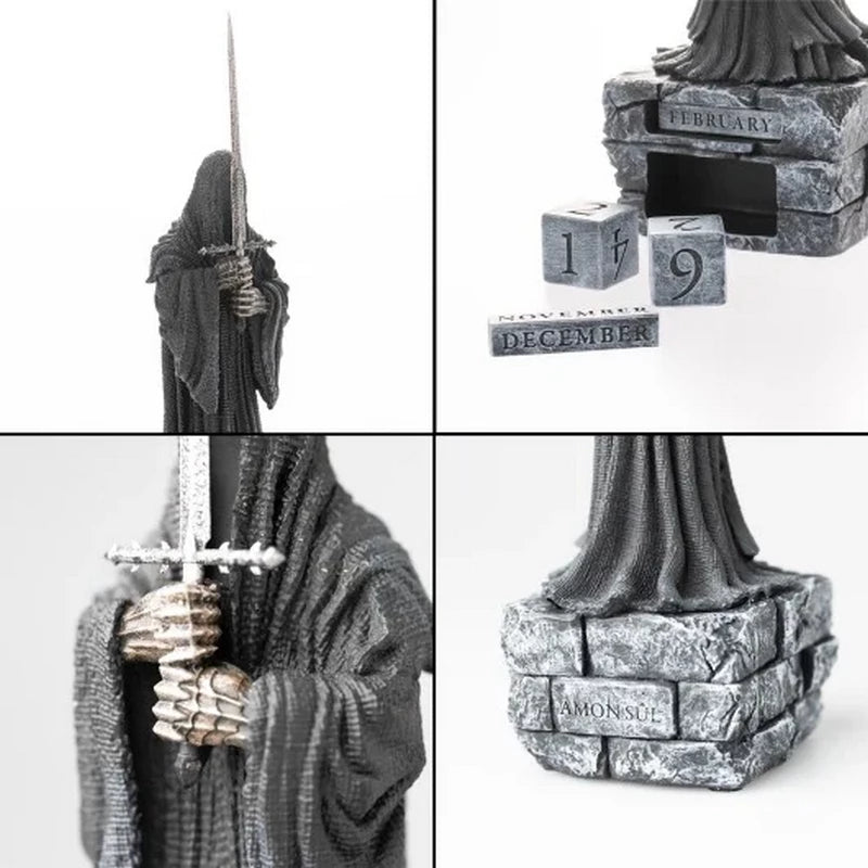 LE SEIGNEUR DES ANNEAUX - Figurine calendrier perpétuel 3D en résine - Nazgul