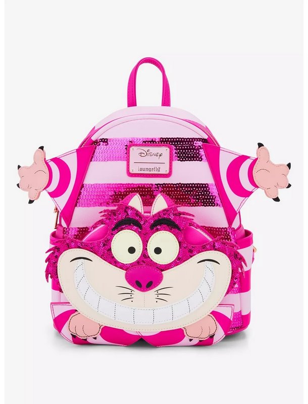 DISNEY -  Mini Sac à Dos LoungeFly - Cheshire Cat