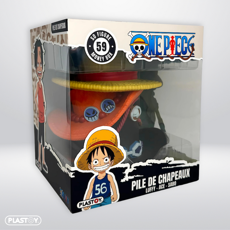 ONE PIECE - Tirelire PVC 16cm - Chapeaux