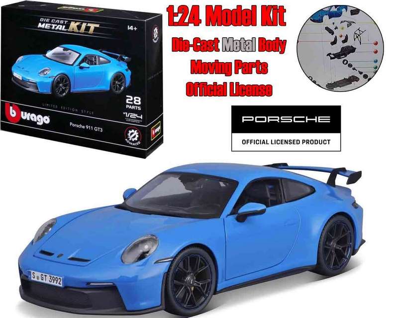 PORSCHE - Maquette 911 Gt3 - Model Kit 1/24 - Porsche