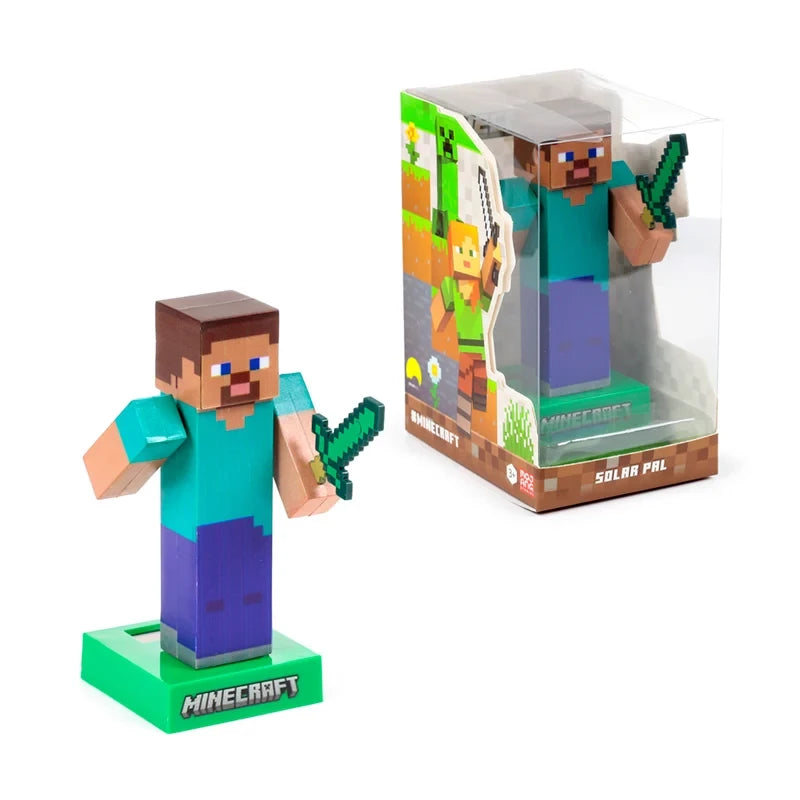 MINECRAFT - figurine solaire 12 cm - Steeve